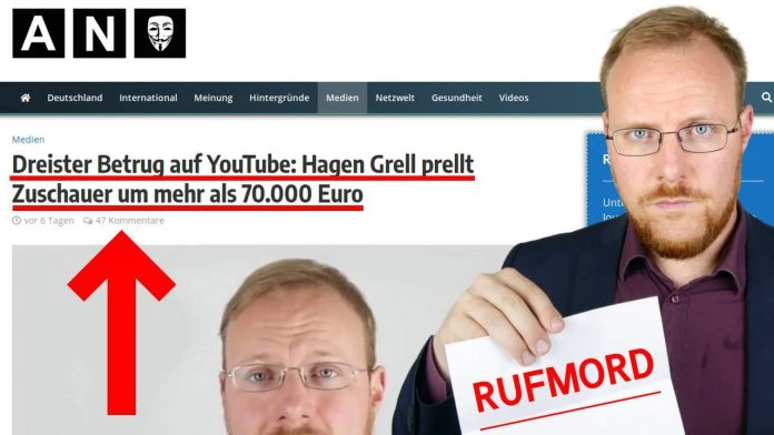 FreiHoch3 - Was hat Hagen Grell mit den 70.000 Euro gemacht - Spenden Geld Betrug Youtube FreiHoch3 - Was hat Hagen Grell mit den 70.000 Euro gemacht - Spenden Geld Betrug Youtube