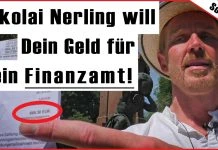 Nikolai Nerling (Volkslehrer) will das Spendenschafe seine Steuerschulden beim Finanzamt bezahlen Nikolai Nerling Der Volkslehrer will das Spendenschafe seine Steuerschulden beim Finanzamt bezahlen Geld Schulden Spenden